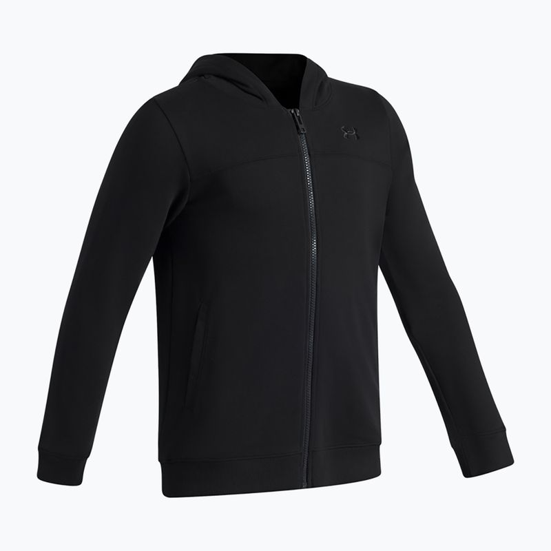 Bluză pentru copii Under Armour Rival Lightweight Full Zip ultimate black/black 3
