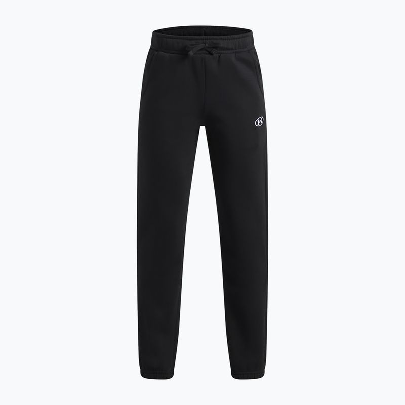 Pantaloni pentru copii Under Armour B Rival Fleece Jogger ultimate black/white