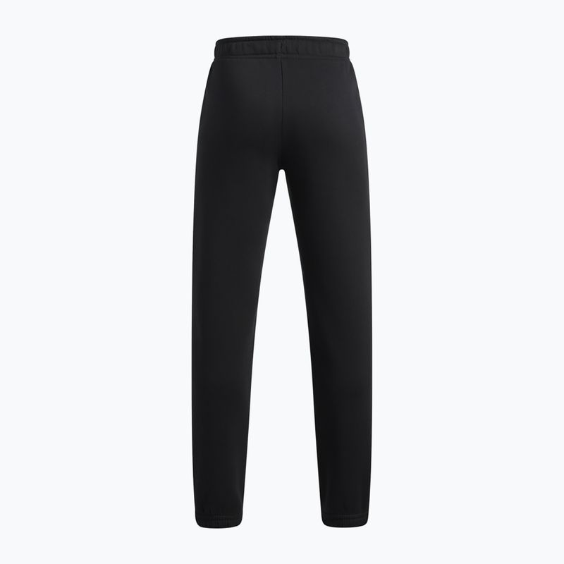 Pantaloni pentru copii Under Armour B Rival Fleece Jogger ultimate black/white 2