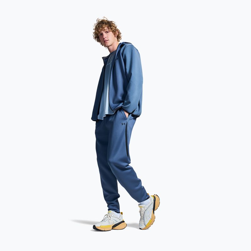 Pantaloni pentru bărbați Under Armour Unstoppable Fleece Jogger Downpour Gray/Black 2