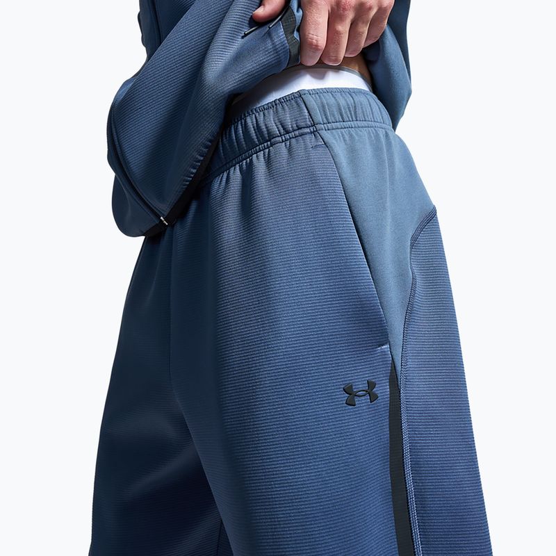 Pantaloni pentru bărbați Under Armour Unstoppable Fleece Jogger Downpour Gray/Black 6