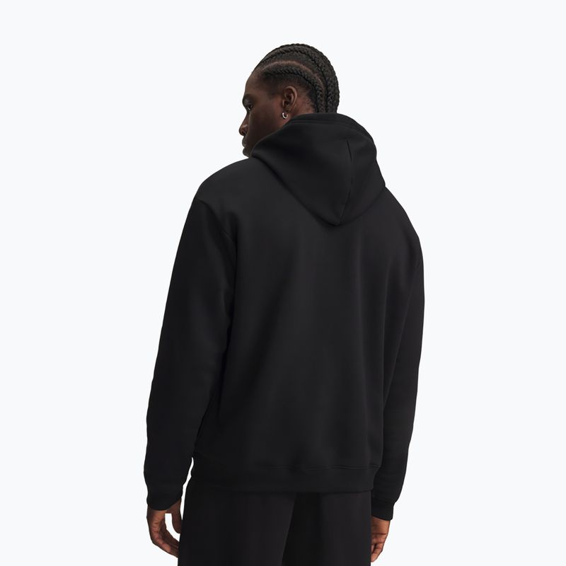 Bluză pentru bărbați Under Armour Rival Fleece Hoodie ultimate black/white 2