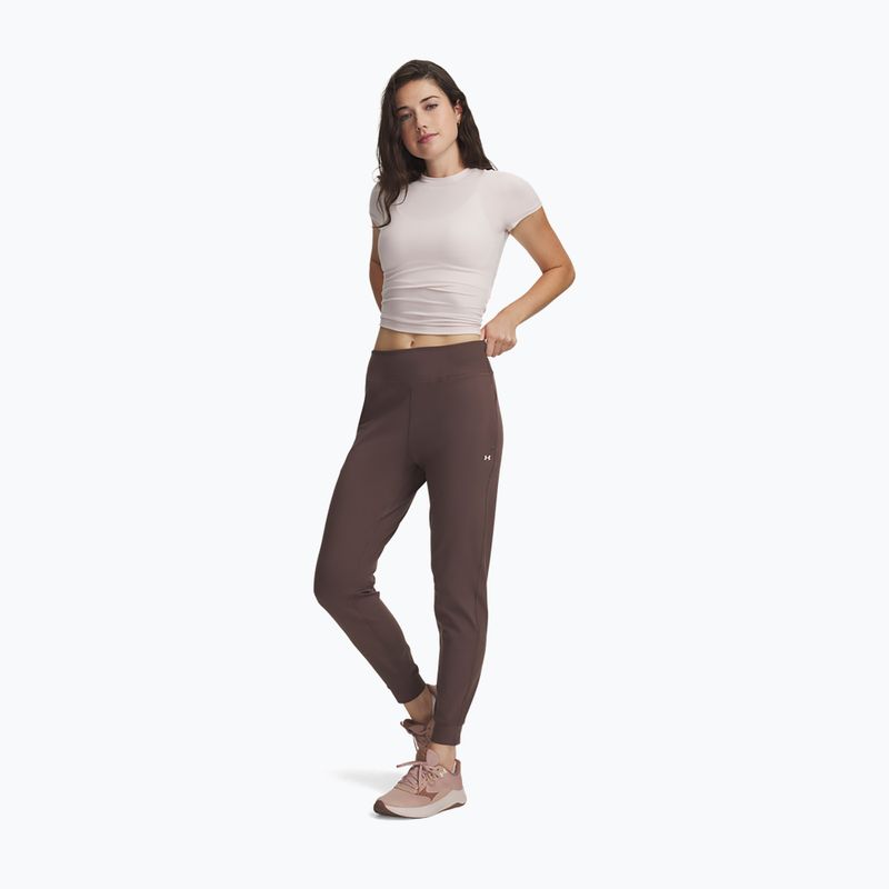 Pantaloni pentru femei Under Armour Motion Jogger peppercorn/white 2