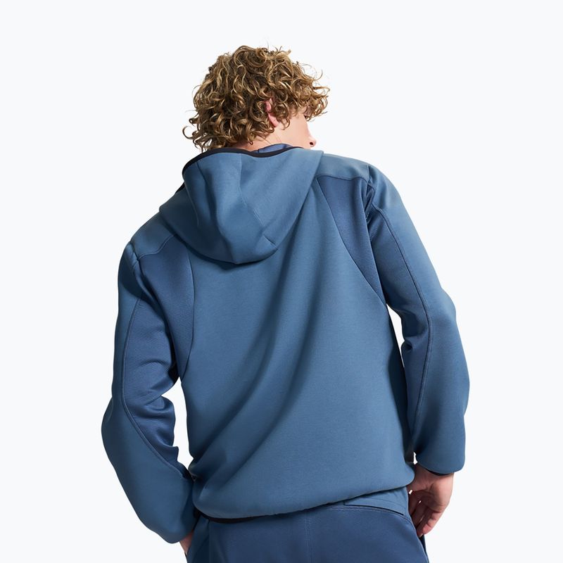 Bluză de antrenament pentru bărbați Under Armour Unstoppable Fleece downpour gray/black 3