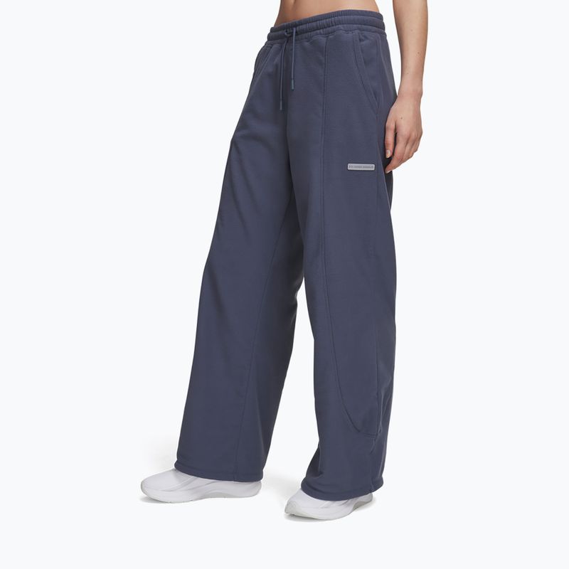 Pantaloni de antrenament pentru femei Under Armour Performance Fleece Pants downpour gray/downpour gray 4
