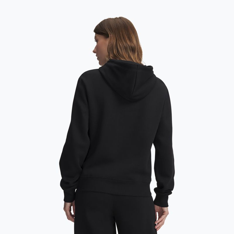 Bluză pentru femei Under Armour Rival Fleece Hoodie ultimate black/white 2