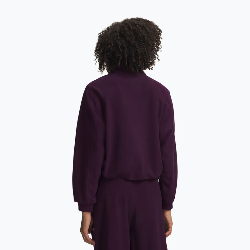 Bluză de antrenament pentru femei Under Armour Performance Fleece Qz purple echo/purple echo 2