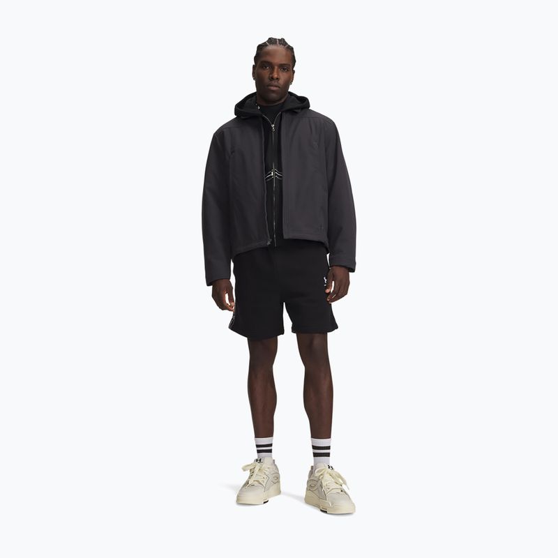 Pantaloni scurți pentru bărbați Under Armour Icon Fleece Taped Shorts ultimate black/white 2