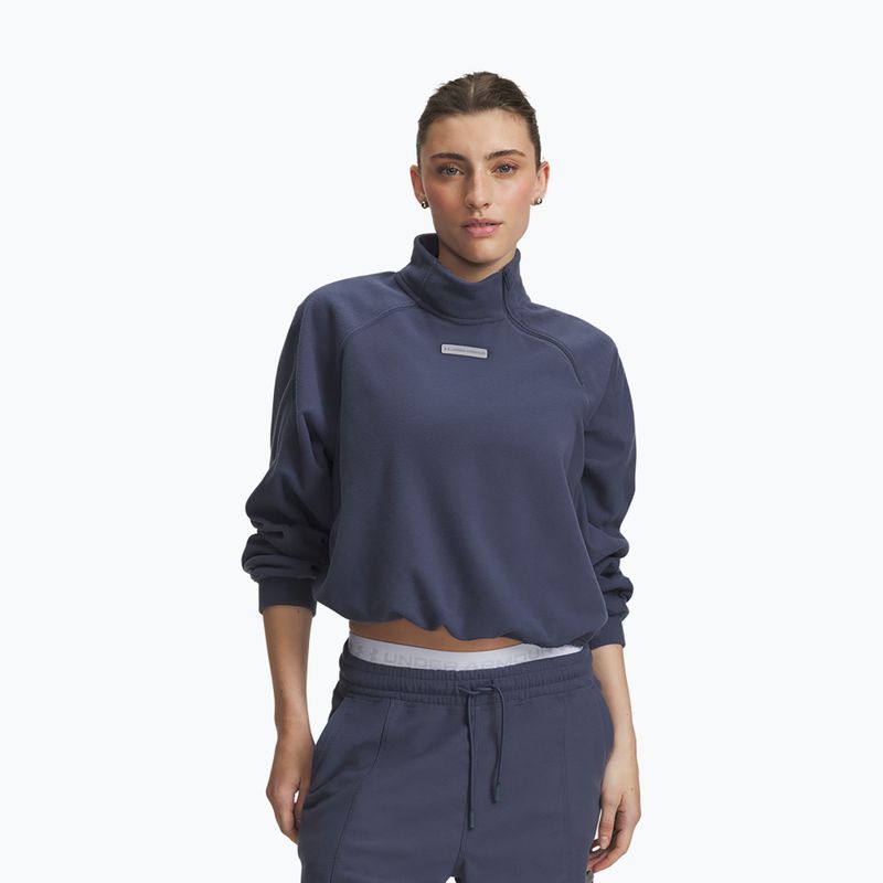 Bluză de antrenament pentru femei Under Armour Performance Fleece Qz downpour gray/downpour gray