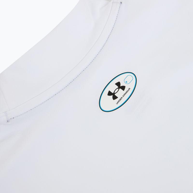 Longsleeve de antrenament pentru femei Under Armour ColdGear Mock LS white/halo gray 6