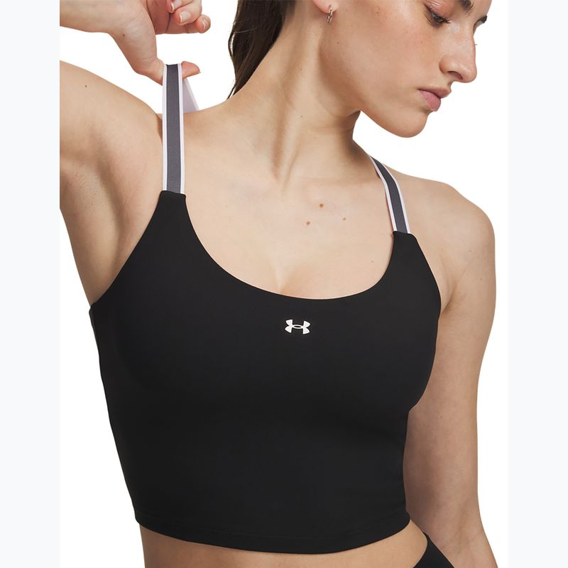 Tricou de antrenament pentru femei Under Armour Motion Sport Tape Tank ultimate black/castlerock/white 3