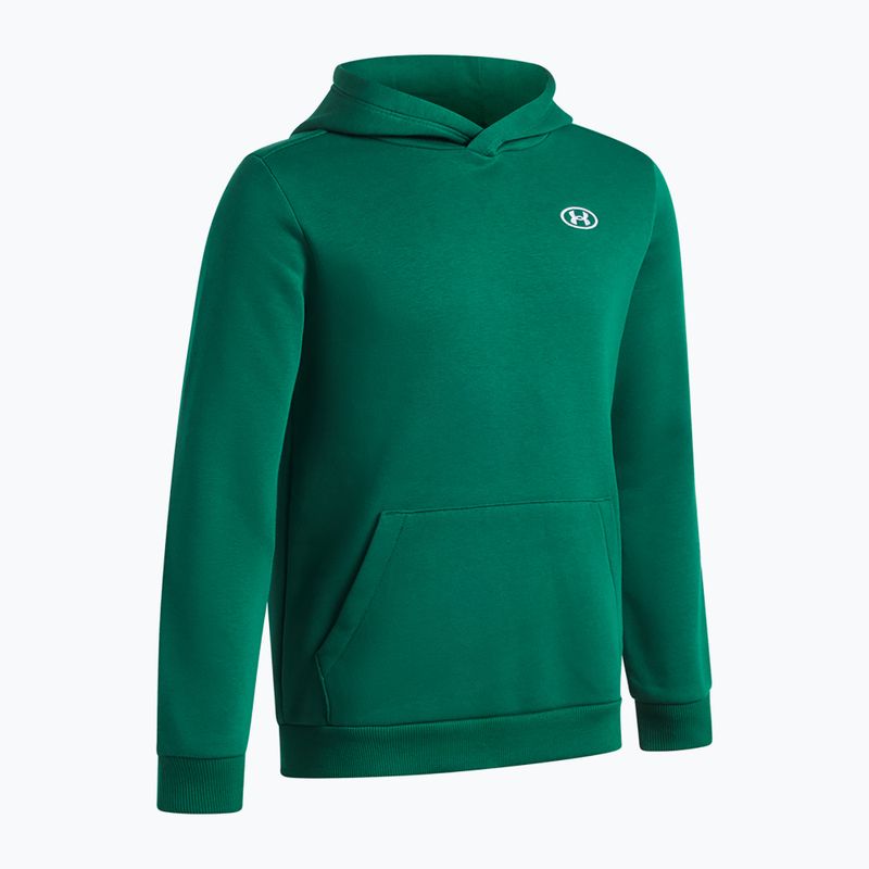 Bluză pentru copii Under Armour B Rival Fleece Hoodie campus ivy/white 3
