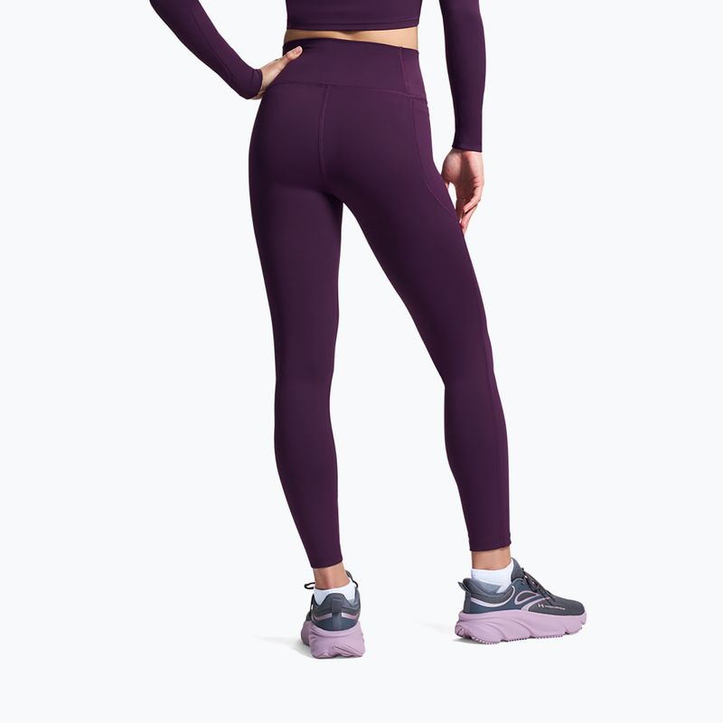 Colanți de antrenament pentru femei Under Armour Motion Leggings purple echo/mauve pink 3