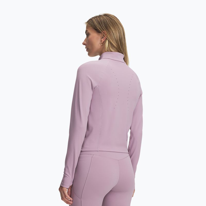 Bluză de antrenament pentru femei Under Armour Vanish Elite mauve pink/metallic silver 2