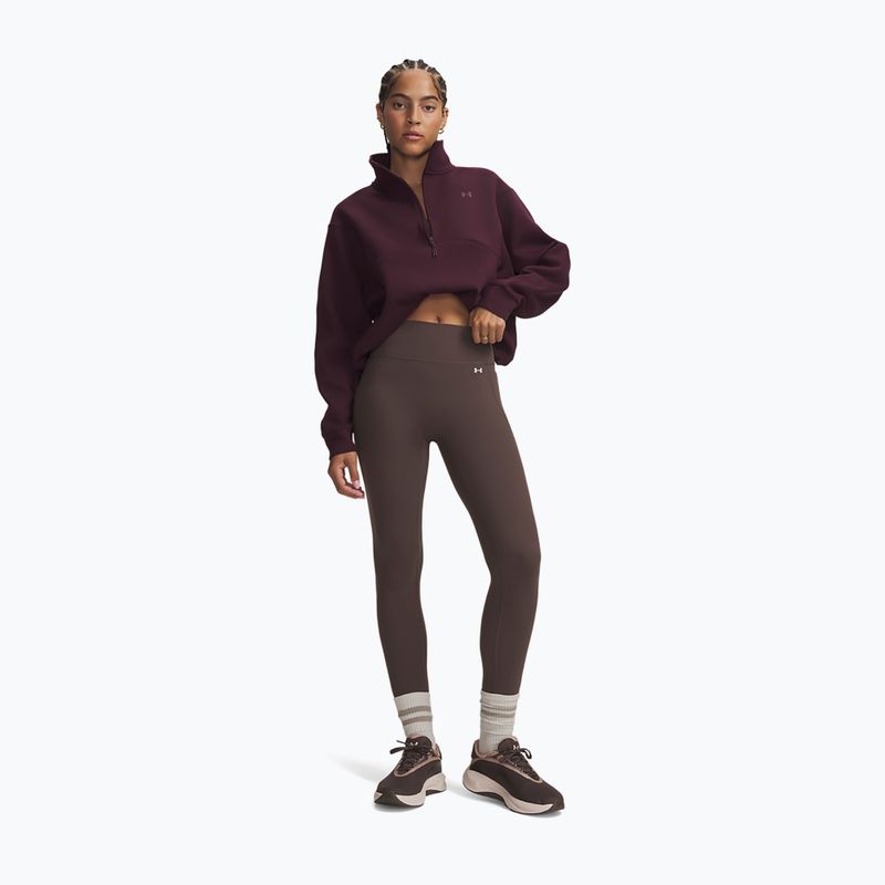 Colanți de antrenament pentru femei Under Armour Motion Leggings peppercorn/white 2