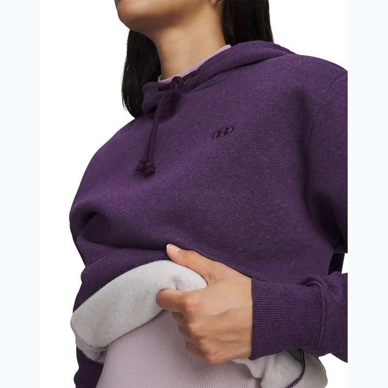 Bluză pentru femei Under Armour Rival Fleece Hoodie purple echo light heather/purple echo 3