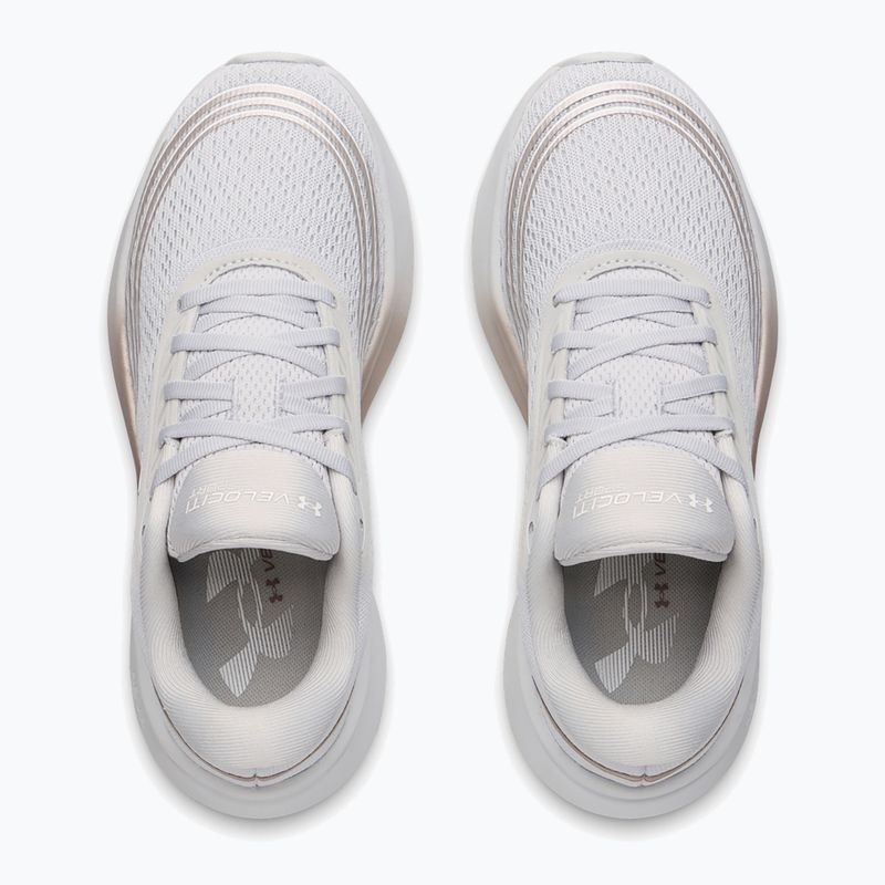 Încălțăminte de alergare pentru femei Under Armour Velociti Sport halo gray/metallic buff/white 3
