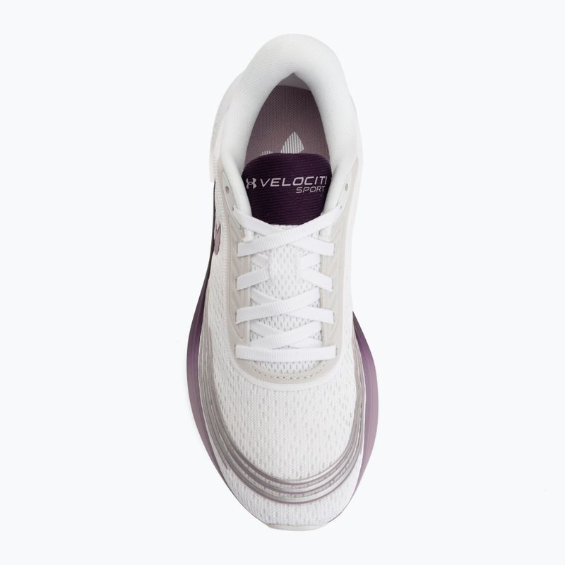 Încălțăminte de alergare pentru femei Under Armour Velociti Sport white/purple echo/mauve pink 5