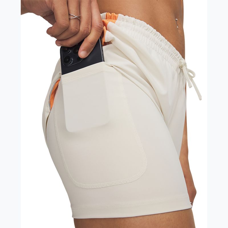 Pantaloni scurți de alergare pentru femei Under Armour Velociti Pro 4" 2N1 Shorts stone/reflective 4