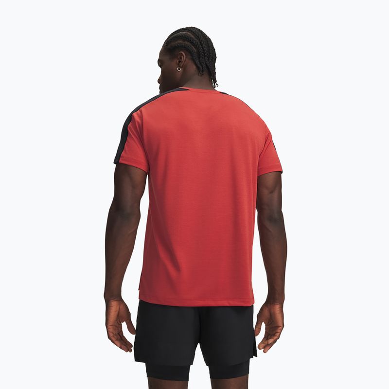 Tricou de alergare pentru bărbați Under Armour Velociti Reflect heritage red/black/reflective 2