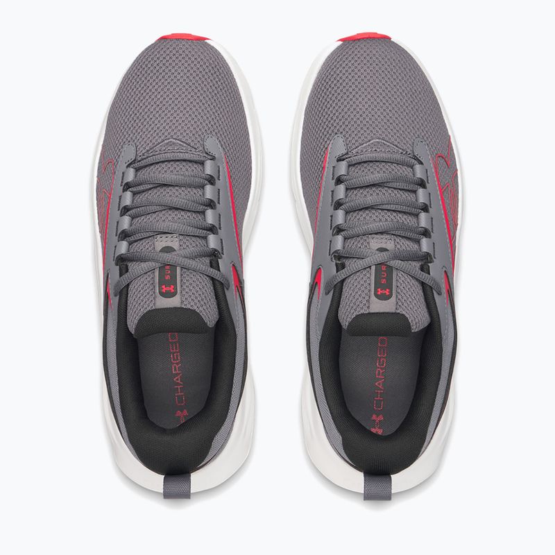 Încălțăminte de alergare pentru bărbați Under Armour Surge 5 castlerock/distant gray/red 3