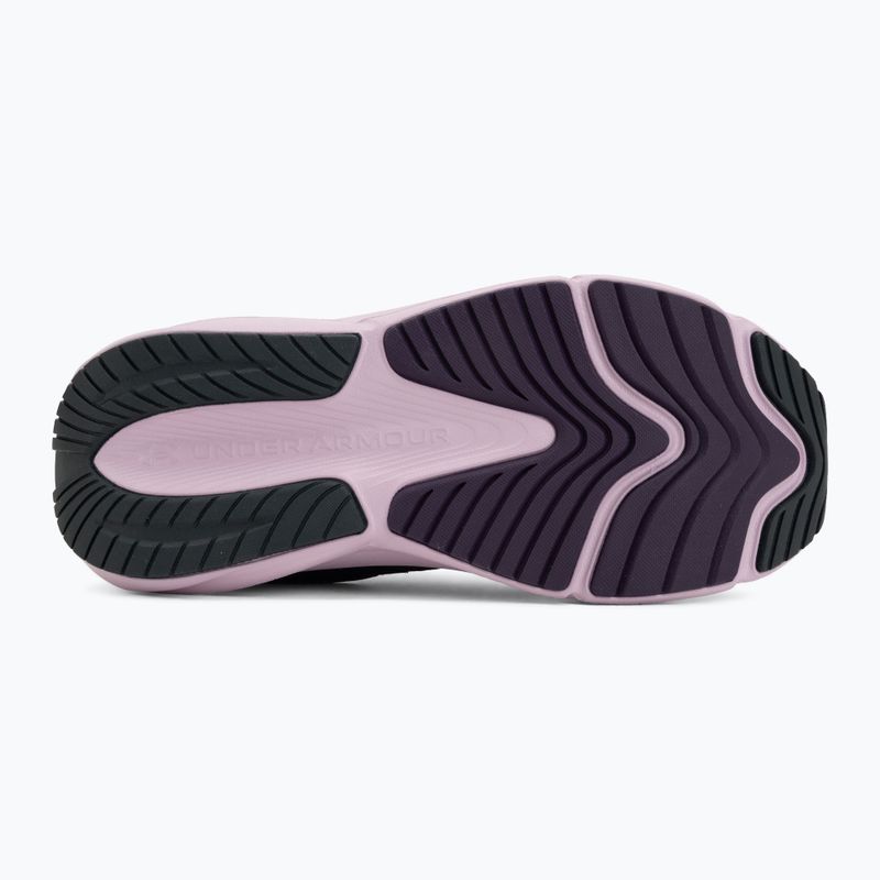 Încălțăminte de alergare pentru femei Under Armour Surge 5 anthracite/mauve pink/purple echo 4