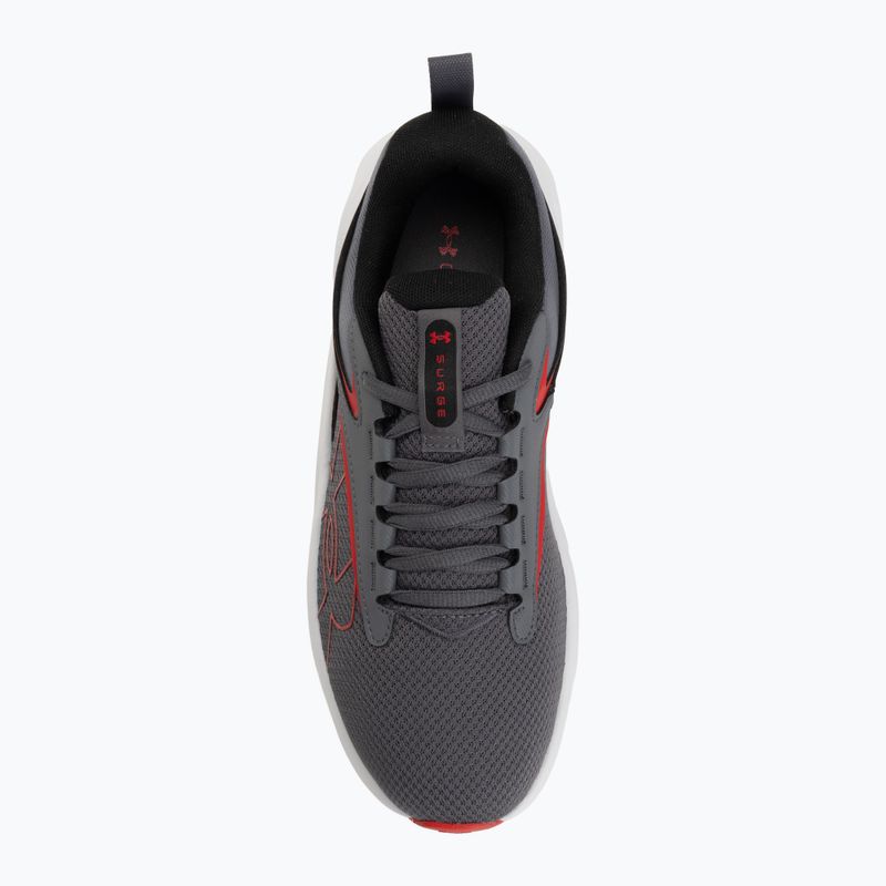 Încălțăminte de alergare pentru bărbați Under Armour Surge 5 castlerock/distant gray/red 5