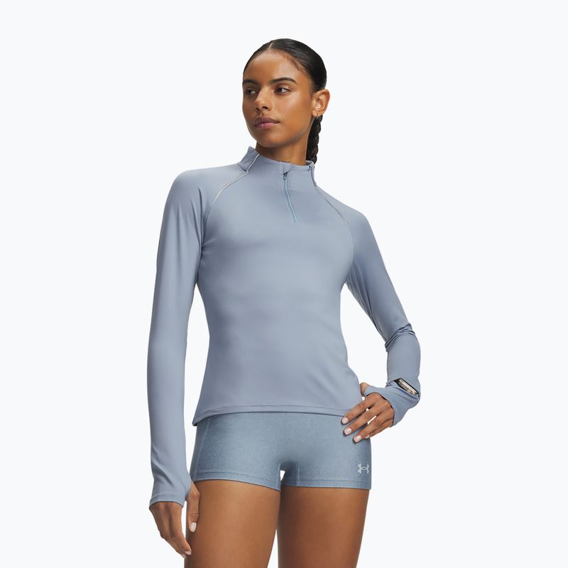Bluză pentru femei de alergare Under Armour Velociti Half Zip blue wind/reflective