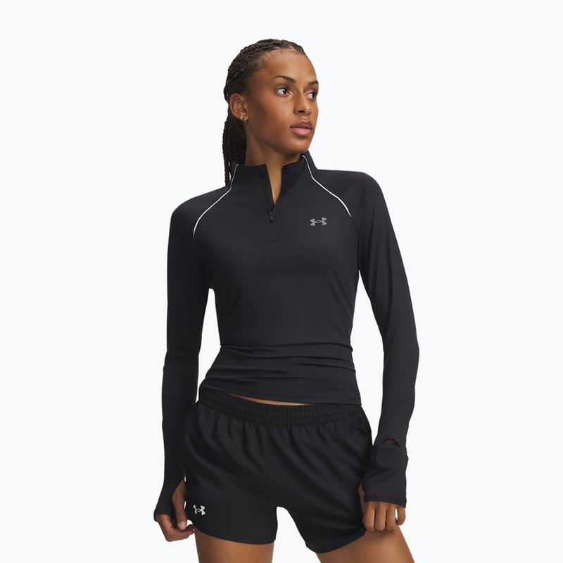 Bluză pentru femei de alergare Under Armour Velociti Half Zip ultimate black/reflective