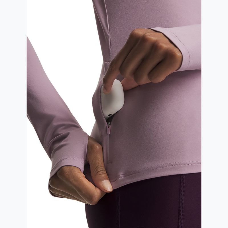 Bluză pentru femei de alergare Under Armour Velociti Half Zip mauve pink/reflective 3