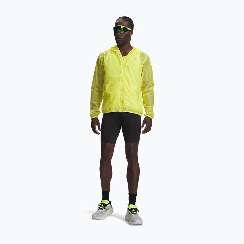 Pantaloni scurți de alergare pentru bărbați Under Armour Velociti Pro Half Tight ultimate black/reflective 2