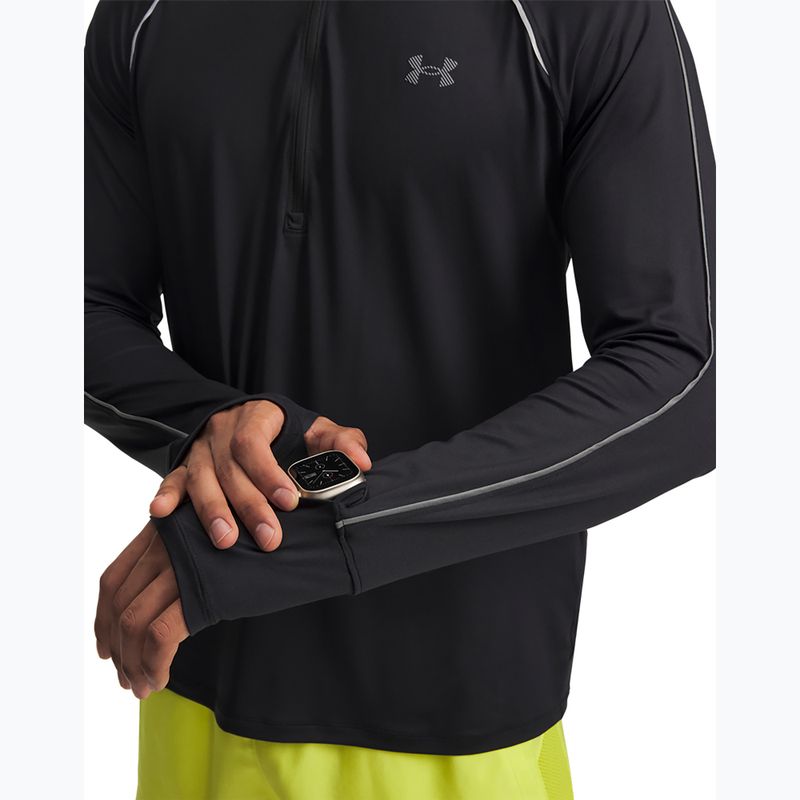 Bluză de alergare pentru bărbați Under Armour Velociti Half Zip ultimate black/reflective 3