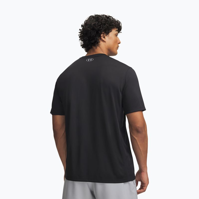 Tricou de antrenament bărbați Under Armour Tech Utility SS black/steel 2