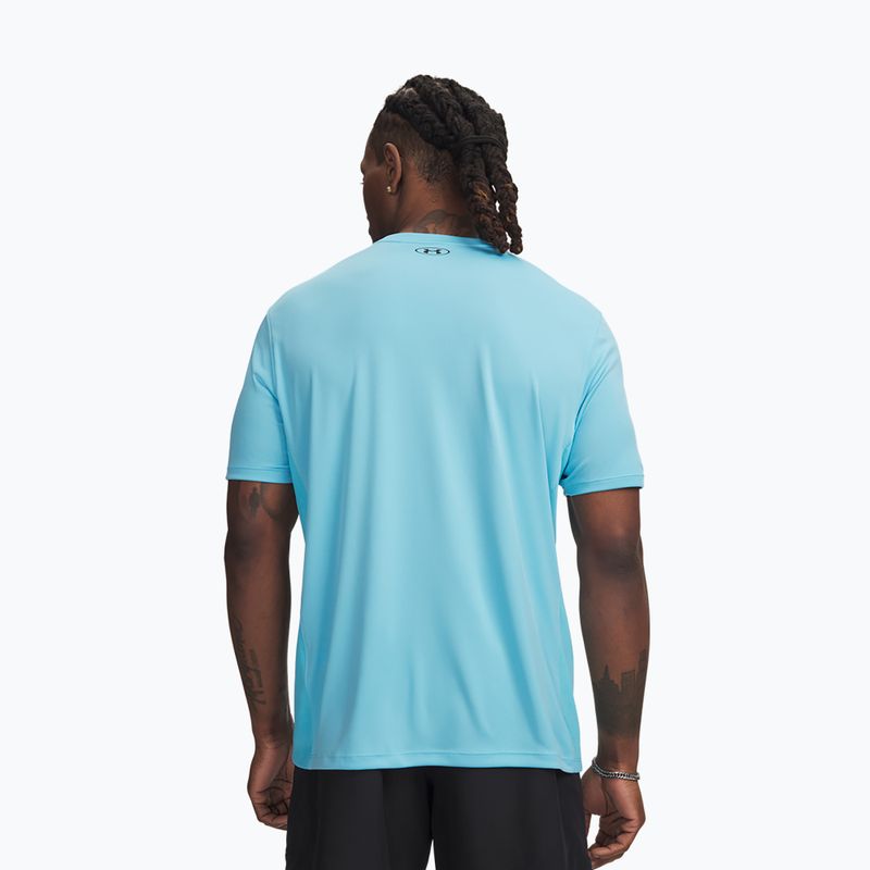 Tricou de antrenament bărbați Under Armour Tech Utility SS fresco blue/black 2