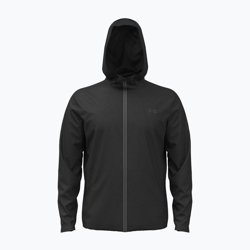 Geacă de antrenament pentru bărbați Under Armour Tech Utility Woven Jacket black/black/steel