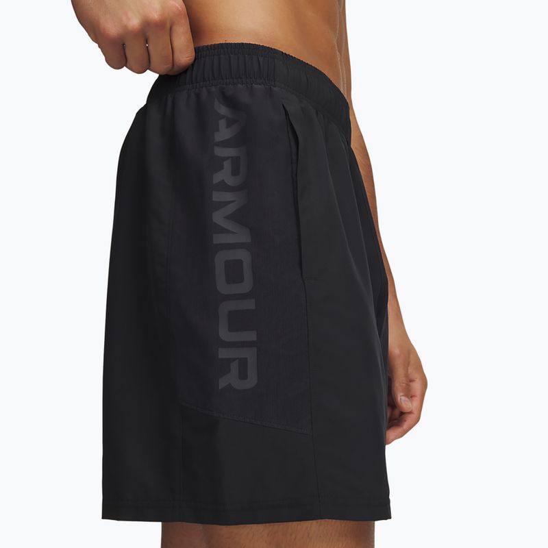Pantaloni scurți de antrenament pentru bărbați Under Armour Tech Utility Shorts black/steel 4