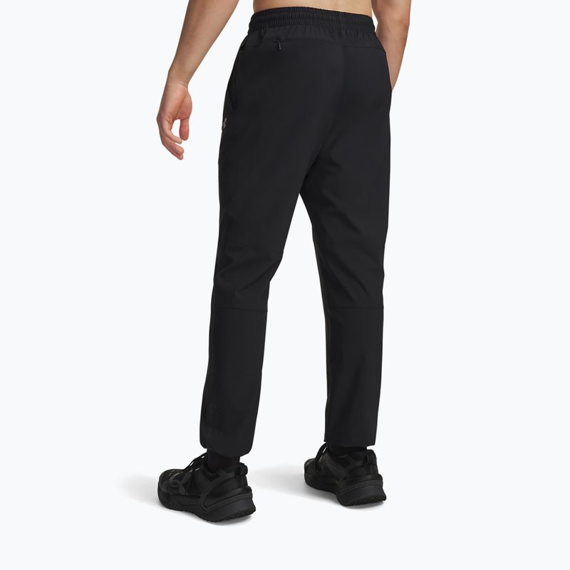 Pantaloni de antrenament pentru bărbați Under Armour Tech Utility Woven Pants black/black/steel 3