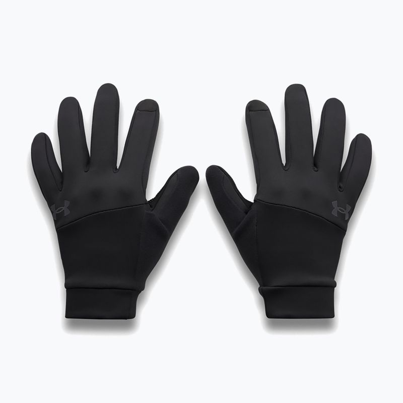 Mănuși de alergare pentru bărbați Under Armour Velociti Liner black/black/reflective 2