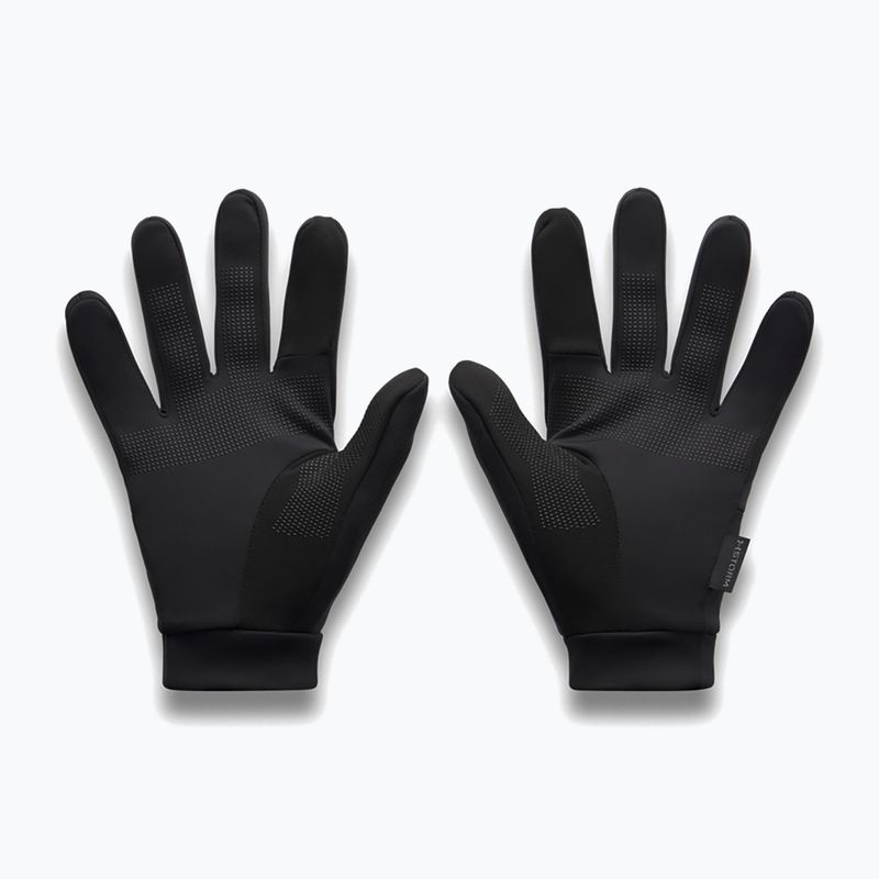 Mănuși de alergare pentru bărbați Under Armour Velociti Liner black/black/reflective 3