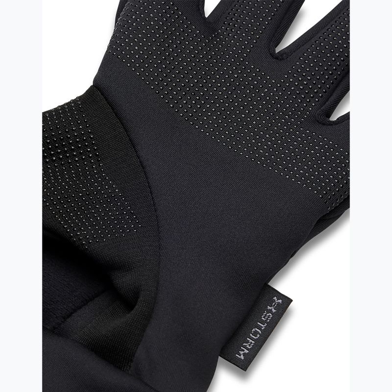 Mănuși de alergare pentru bărbați Under Armour Velociti Liner black/black/reflective 4