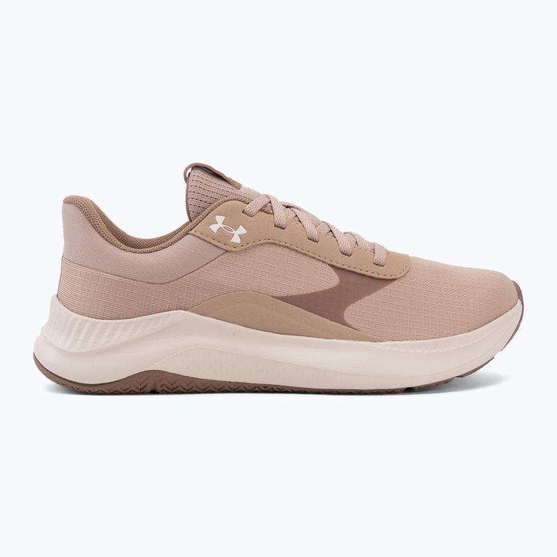 Încălțăminte de antrenament pentru femei Under Armour Aurora 3 bashful pink/deep almond/apex pink 2
