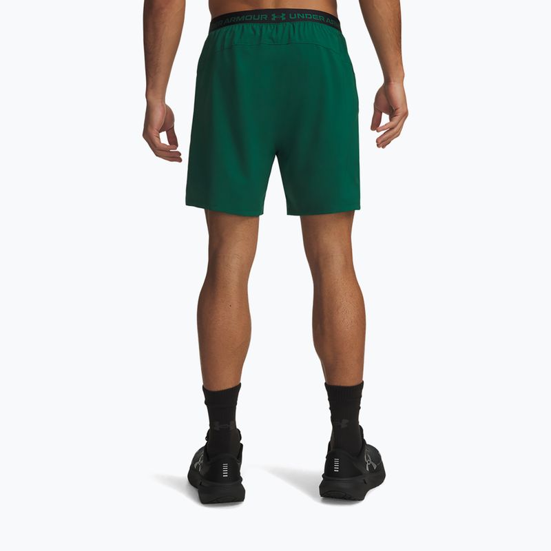 Pantaloni scurți de antrenament pentru bărbați Under Armour Vanish Woven 2.0 Shorts campus ivy/white 3