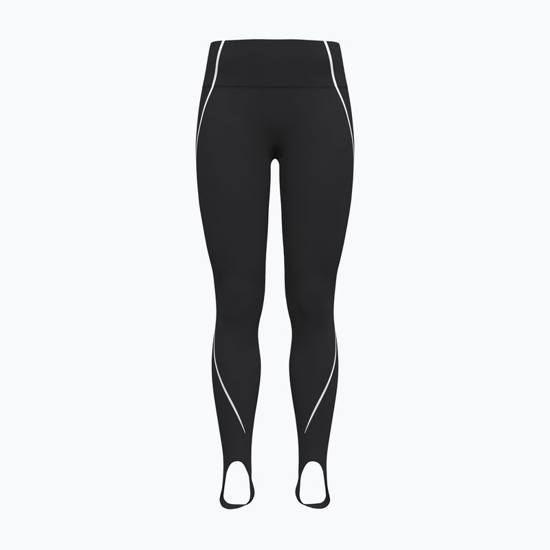 Colanți de antrenament pentru femei Under Armour Meridian Contour Stirrup Leggings ultimate black/white/ultimate black