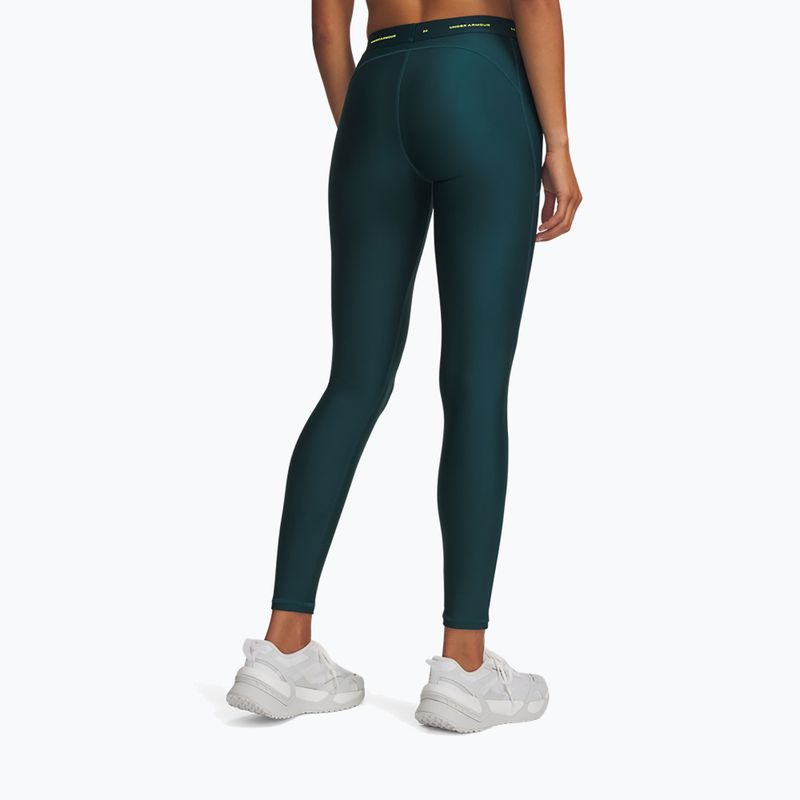 Colanți de antrenament pentru femei Under Armour HeatGear Novelty Leggings arden green/green citrine 3