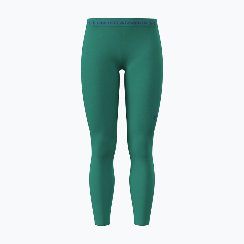 Colanți de antrenament pentru femei Under Armour HeatGear Leggings geode green/team royal
