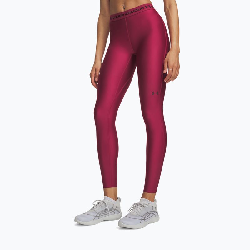 Colanți de antrenament pentru femei Under Armour HeatGear Leggings claret/ox blood