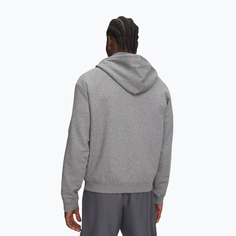Bluză pentru bărbați Under Armour Rival Fleece Full Zip castlerock light heather/black 2