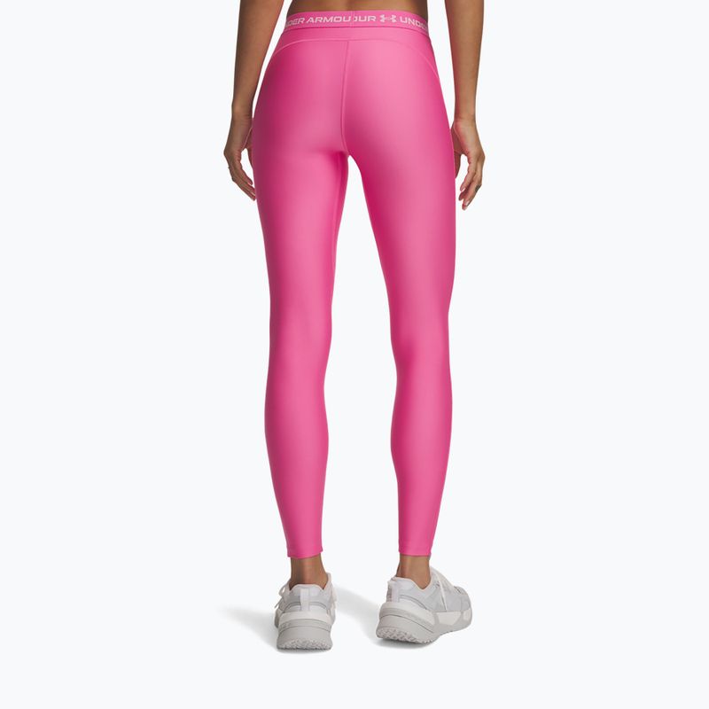Colanți de antrenament pentru femei Under Armour HeatGear Leggings pink frenzy/prime pink 2