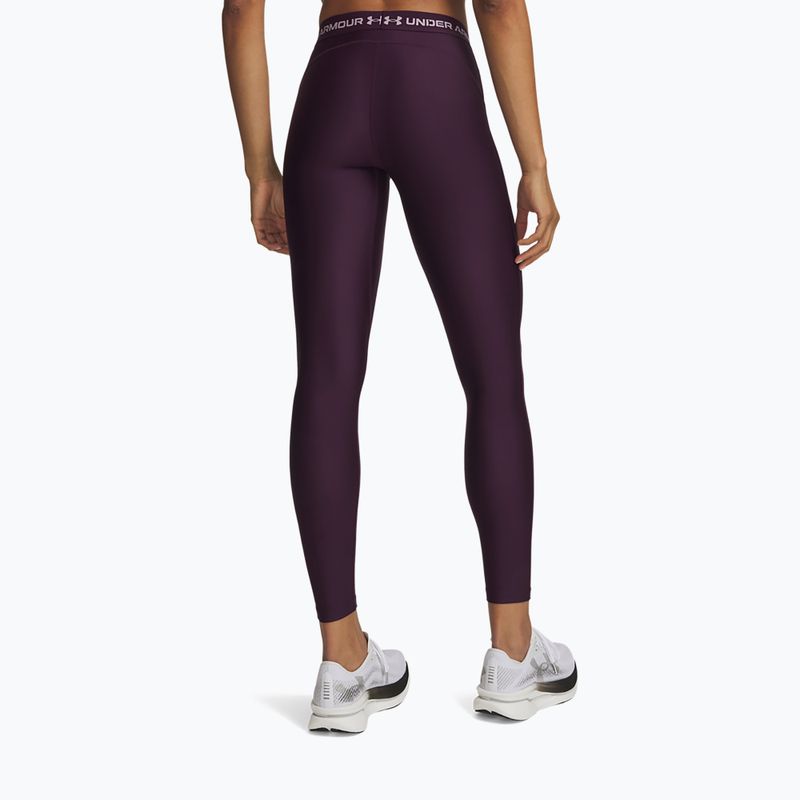 Colanți de antrenament pentru femei Under Armour HeatGear Leggings purple echo/mauve pink 3