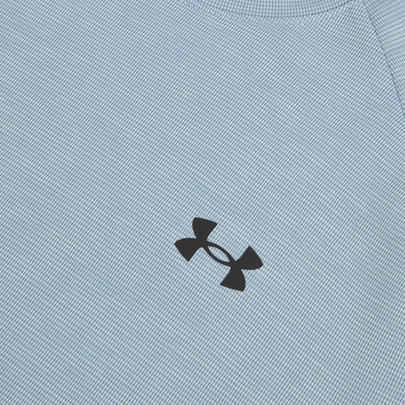 Tricou de antrenament bărbați Under Armour Tech Textured blue wind/black 3
